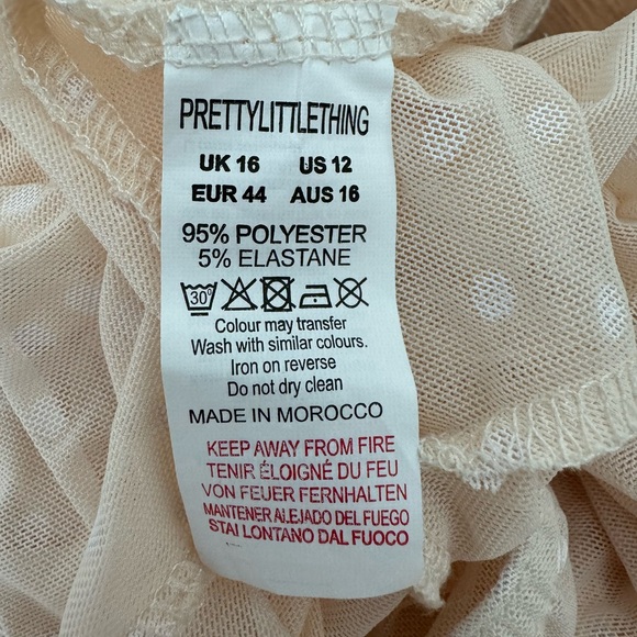 Sheer cropped off the shoulder wrap blouse - Picture 2 of 3